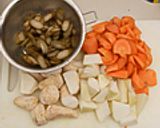 根菜いっぱいの味噌スープ作り方1写真