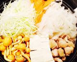 簡単うまい野菜たっぷりこんぶ茶鍋作り方5写真