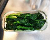 ほうれん草とウインナーの卵炒め作り方1写真