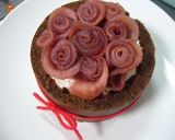 ラム酒香る、りんごの赤ワインチーズケーキ作り方11写真