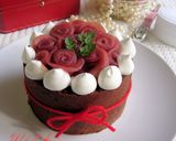 ラム酒香る、りんごの赤ワインチーズケーキ作り方13写真