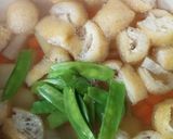 きぬさやと旬野菜の味噌汁作り方4写真