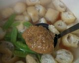 きぬさやと旬野菜の味噌汁作り方5写真