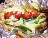 とろ〜りチーズがたまらん♡鮭のホイル焼き作り方4写真