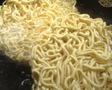 蒸し鶏と水菜のごまだれ冷し中華作り方4写真