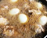 手羽元と煮卵の甘たれ煮作り方4写真