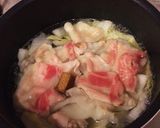 お鍋のあまりで☆簡単白菜と豚バラスープ作り方3写真
