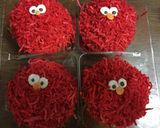 エルモのキャラカップケーキ作り方5写真