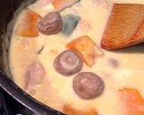簡単☆南瓜と鶏肉ときのこのミルク煮作り方5写真