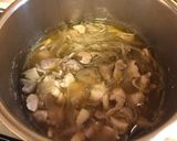 ★鶏肉とゴボウの煮込みパスタ作り方3写真