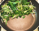 ほうれん草と春菊の卵炒め作り方2写真