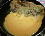 節約!豚肉&もやし&チーズのとん平焼き!作り方5写真