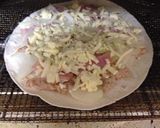 簡単朝食*トルティーヤピザ*作り方4写真