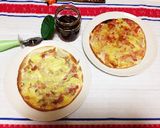 簡単朝食*トルティーヤピザ*作り方6写真