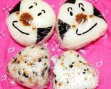 【キャラ弁】スヌーピー♡おにぎり作り方4写真