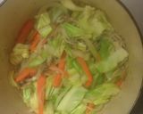 野菜たっぷり☆キャベツとタラの味噌汁作り方7写真