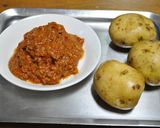マッシュポテトとミートソース作り方1写真