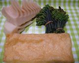 筍とわらびと油揚げの煮物　Wな旬味♫作り方1写真