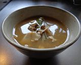 最速のいつもの味噌汁におろし生姜ちょこん作り方1写真