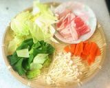 冷やし中華袋麺で中華あんかけ麺作り方1写真