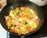 冷やし中華袋麺で中華あんかけ麺作り方3写真
