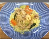 冷やし中華袋麺で中華あんかけ麺作り方4写真