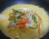 オムレツ　野菜たっぷり　私流作り方3写真