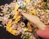 パラパラに仕上がる♪納豆炒飯作り方6写真