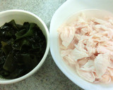 鶏ささみと揚げと野菜の胡麻酢和え作り方1写真