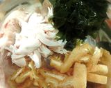鶏ささみと揚げと野菜の胡麻酢和え作り方4写真