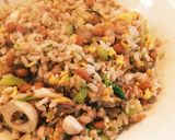 パラパラに仕上がる♪納豆炒飯作り方9写真