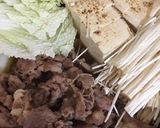 フライパンで手早く！すき焼き風すき煮作り方4写真