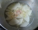 なぜか金華ハム風味の大根ベーコンスープ作り方2写真