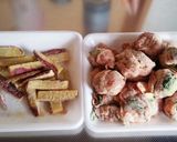 豚こま肉で食べ応えたっぷり肉巻き唐揚げ☆作り方7写真