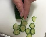 簡単☆ツナとキュウリと卵のサラダ作り方1写真