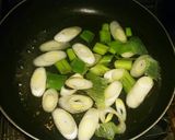 ネギとスライスチーズのスパゲッティ作り方3写真