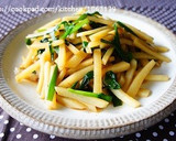 豚肉とじゃがいもとニラのオイスター炒め作り方8写真