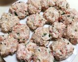 エビと豚肉で♡ふわふわはんぺんハンバーグ作り方2写真