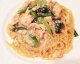 簡単！豆乳ごま麦みそクリームスパゲッティ作り方13写真