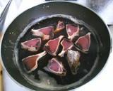 簡単　優しい味♪　蜂蜜で　鰹の　煮付け！作り方3写真