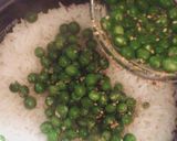 旬到来!えんどう豆ご飯・胡麻風味作り方4写真