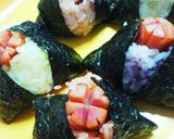 ごてあらポーで☆ももクロカラーの天むす風作り方5写真