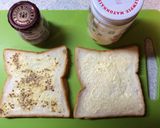 受験当日！ハムとチーズのサンドイッチ作り方1写真