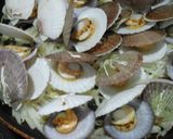 ベビーホタテでもやし蒸し~作り方2写真