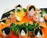 ひな祭り 海鮮チラシの雛ケーキ作り方10写真