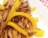 お弁当にも＊パプリカと舞茸のタパス風炒め作り方7写真