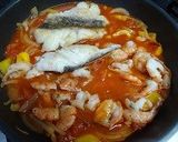 海老と鱈のトマト煮作り方5写真