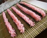 ♫梅の花巻き♫作り方3写真