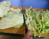 絶品☆キャベツの卵とじ作り方1写真