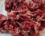 ついご飯に乗せたくなる♪牛肉の中華春雨作り方1写真